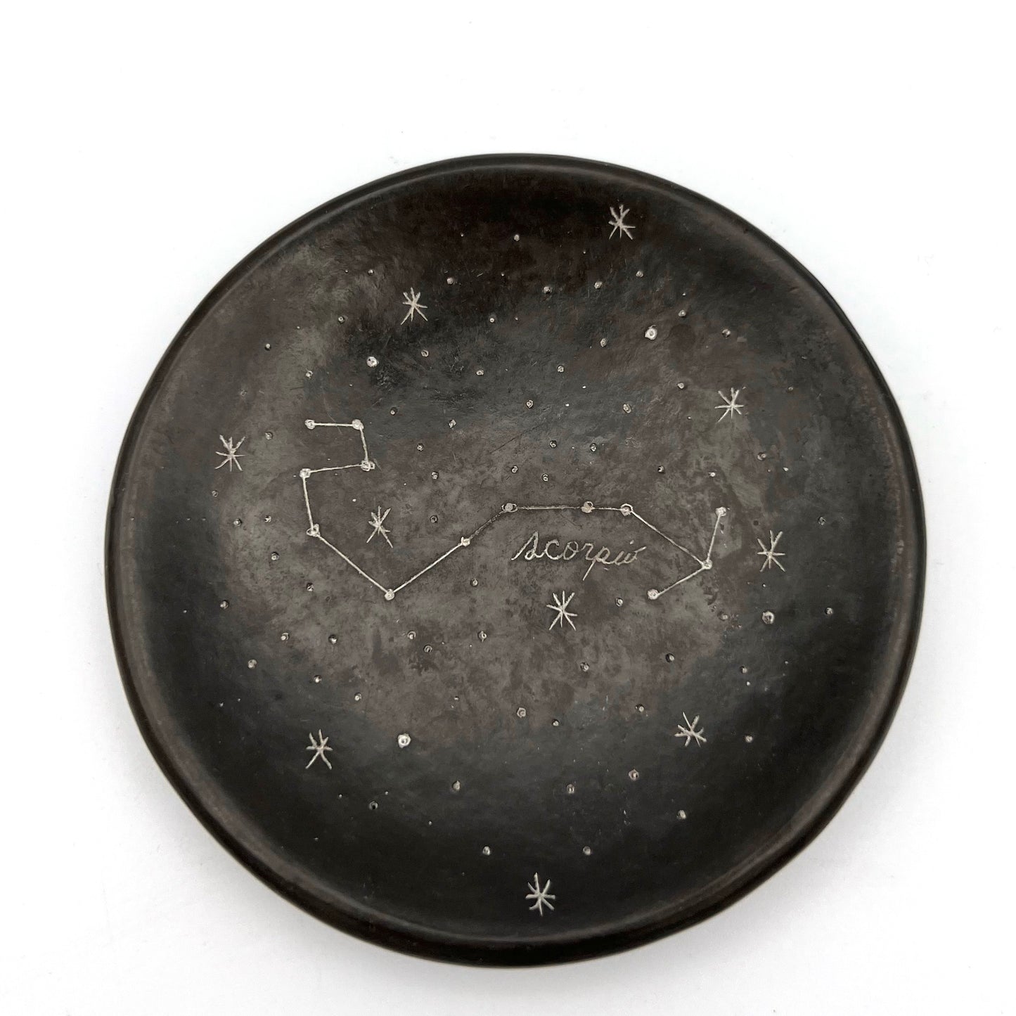 Zodiac Constellations Ceramic Ring Dish