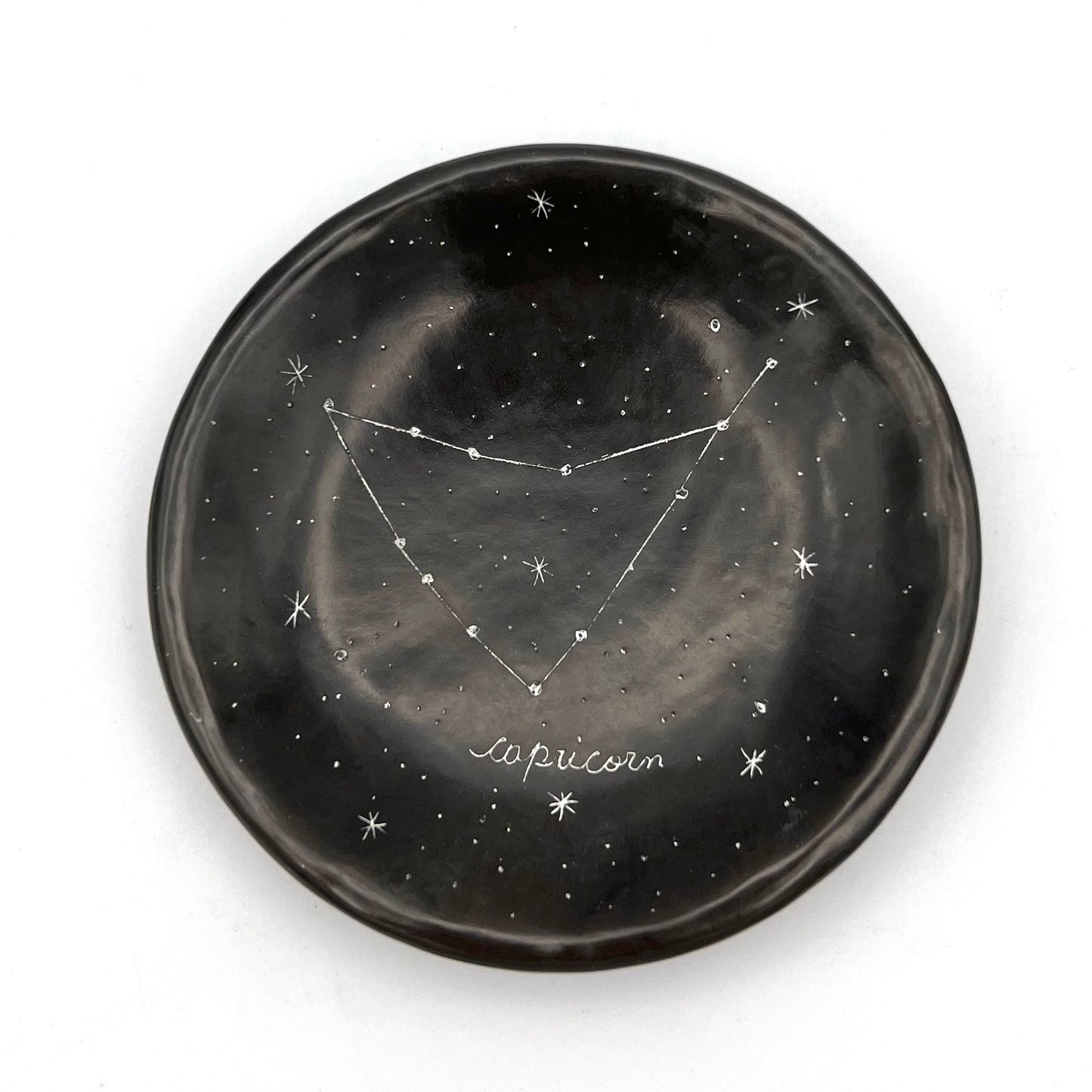 Zodiac Constellations Ceramic Ring Dish