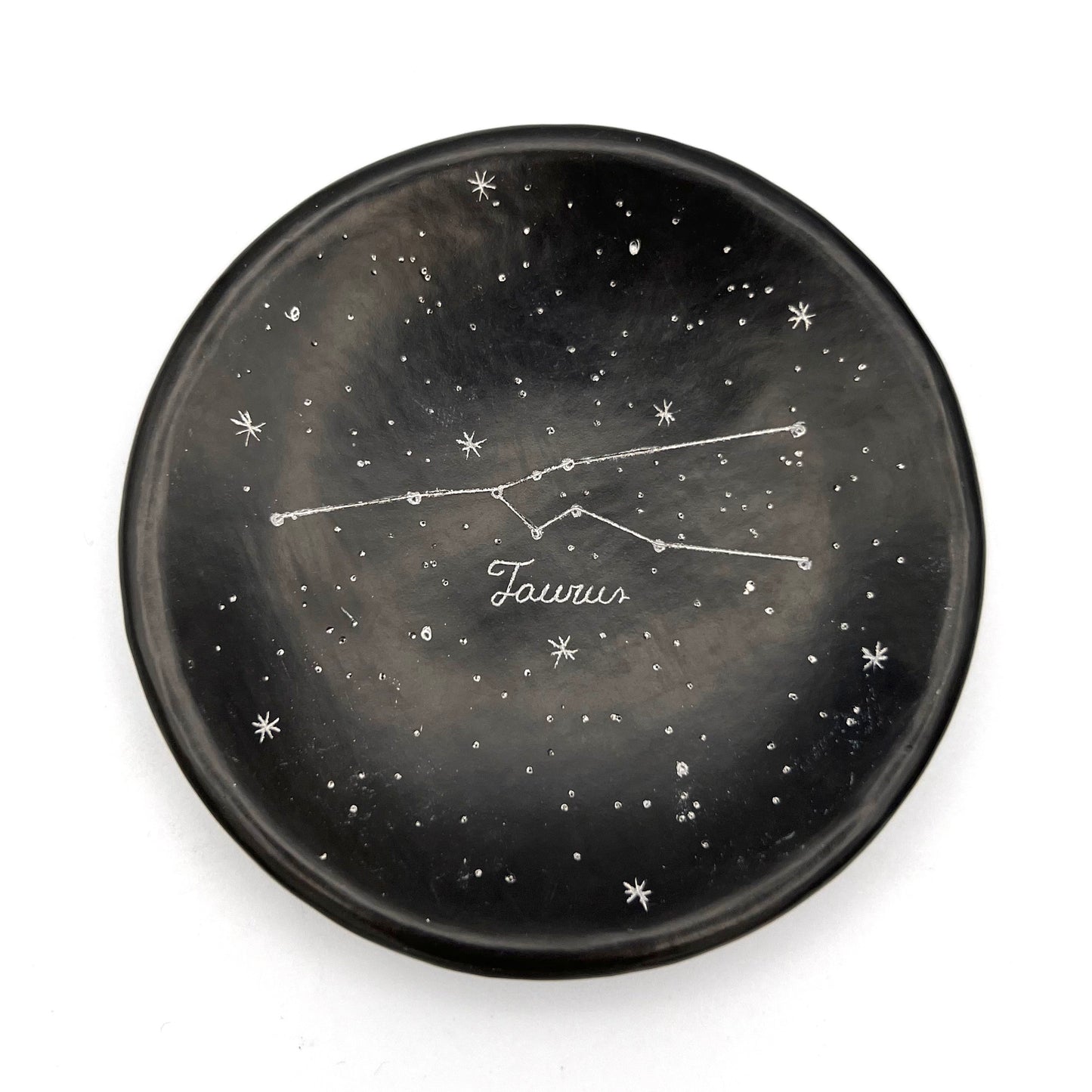 Zodiac Constellations Ceramic Ring Dish