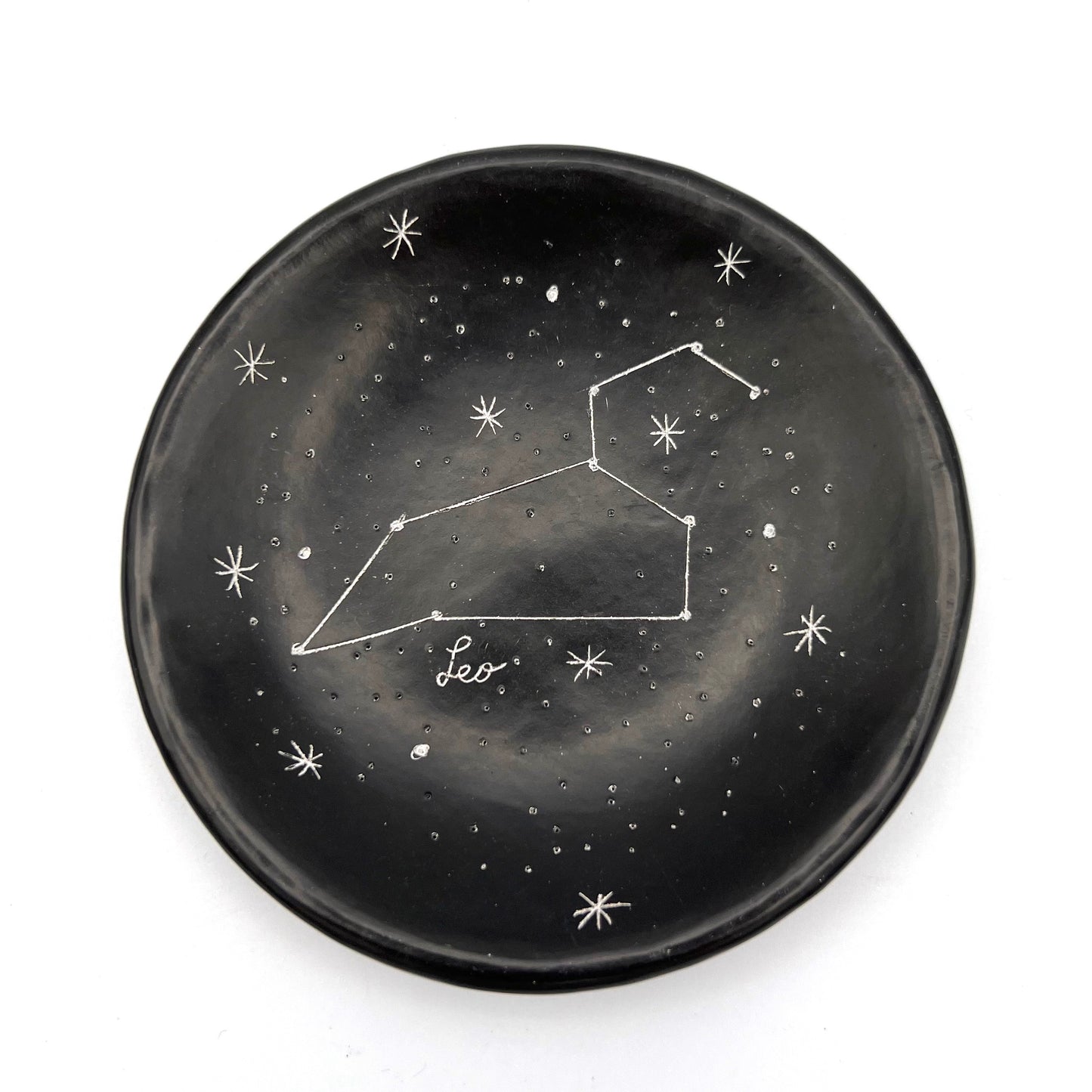 Zodiac Constellations Ceramic Ring Dish