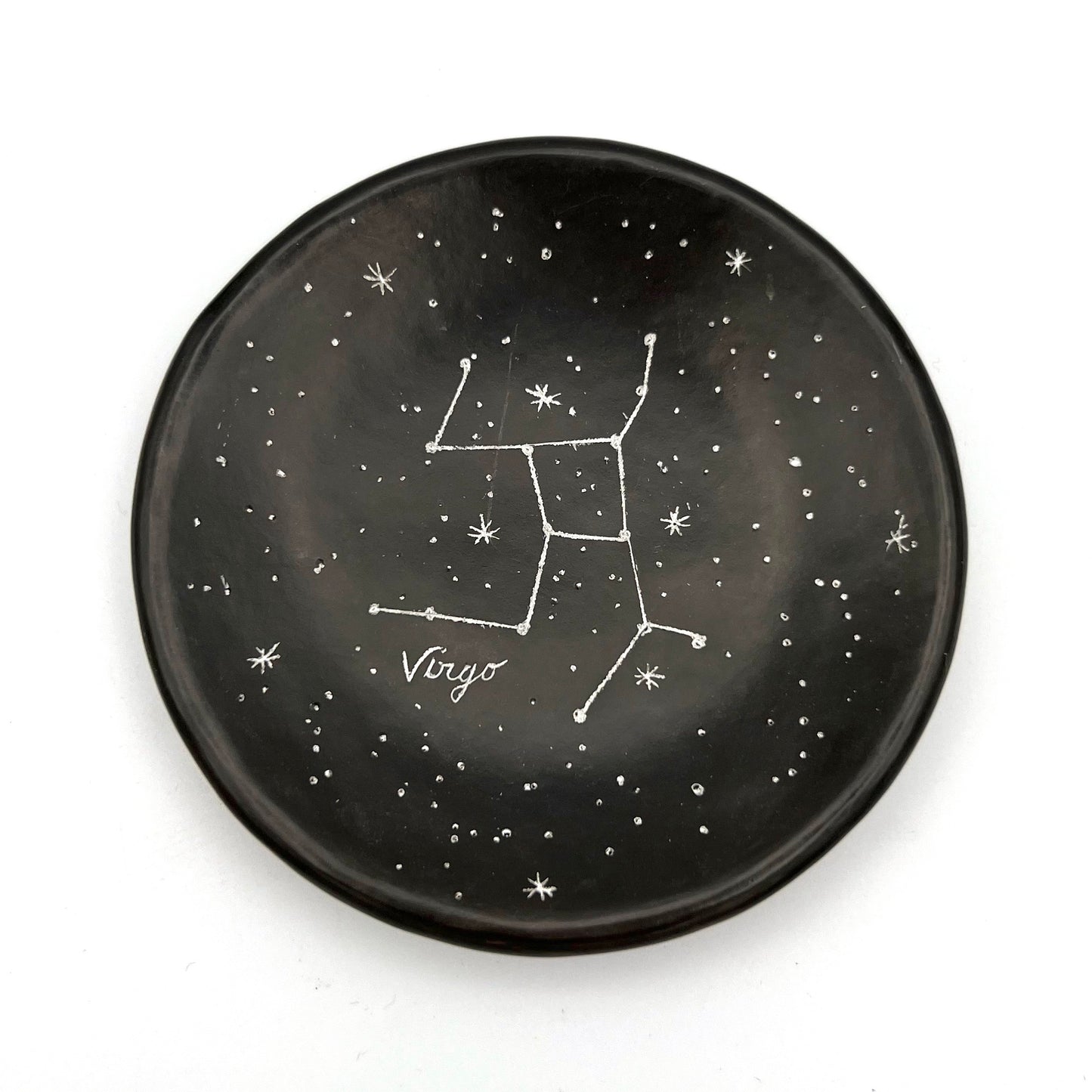 Zodiac Constellations Ceramic Ring Dish