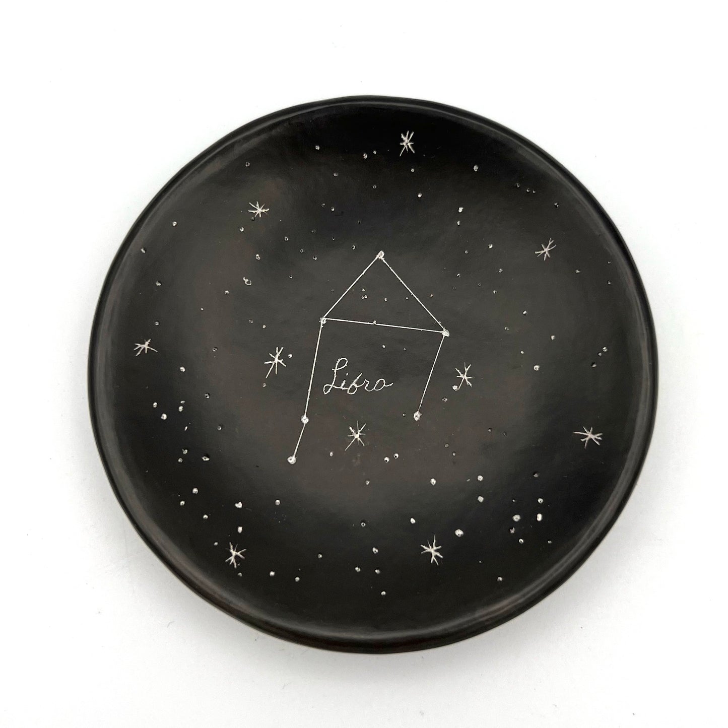 Zodiac Constellations Ceramic Ring Dish