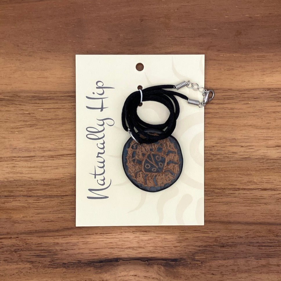 Crab Ceramic Necklace