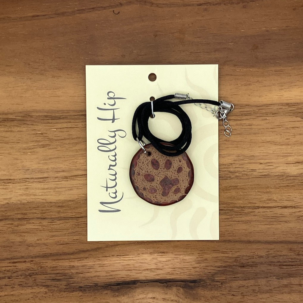 Ferret Paw Ceramic Necklace