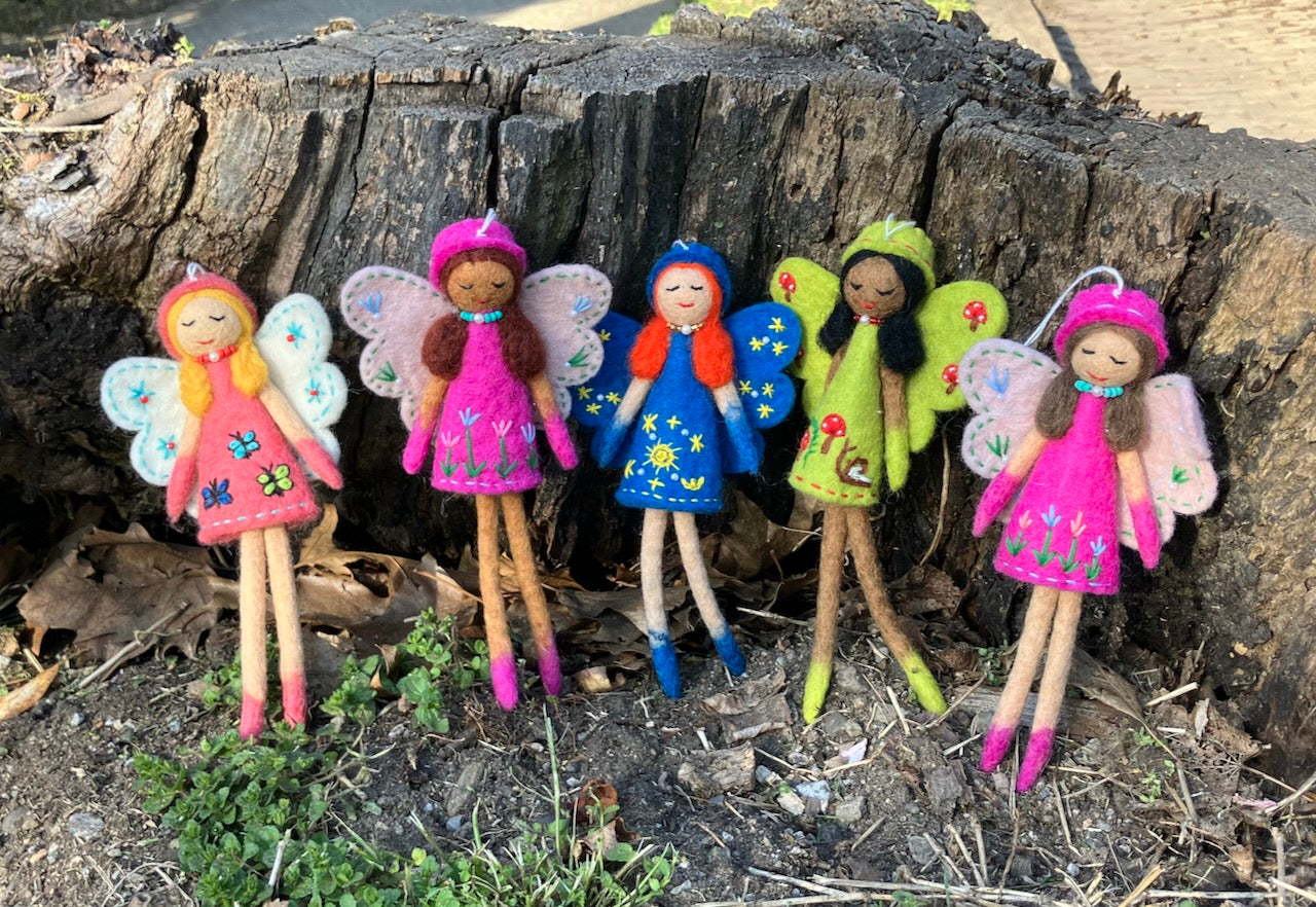 Fern Fairy Felt Ornament