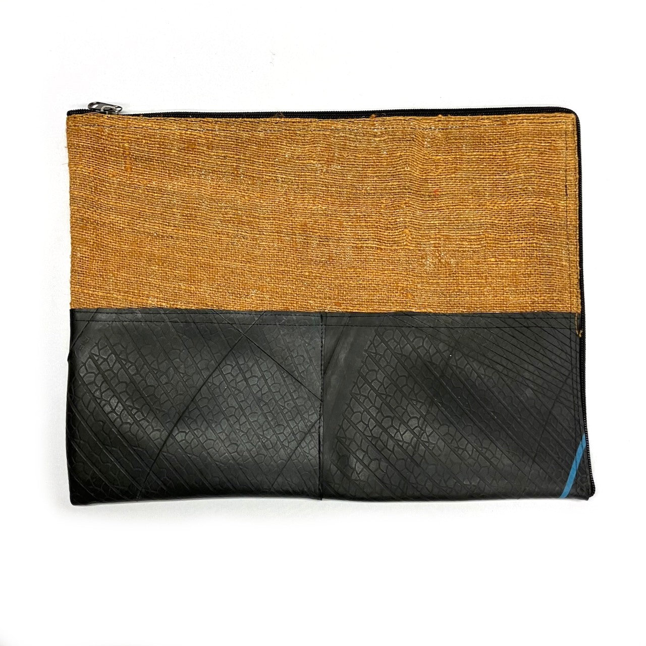 Vegan Recycled Inner Tube and Hemp 16" Laptop Computer Case