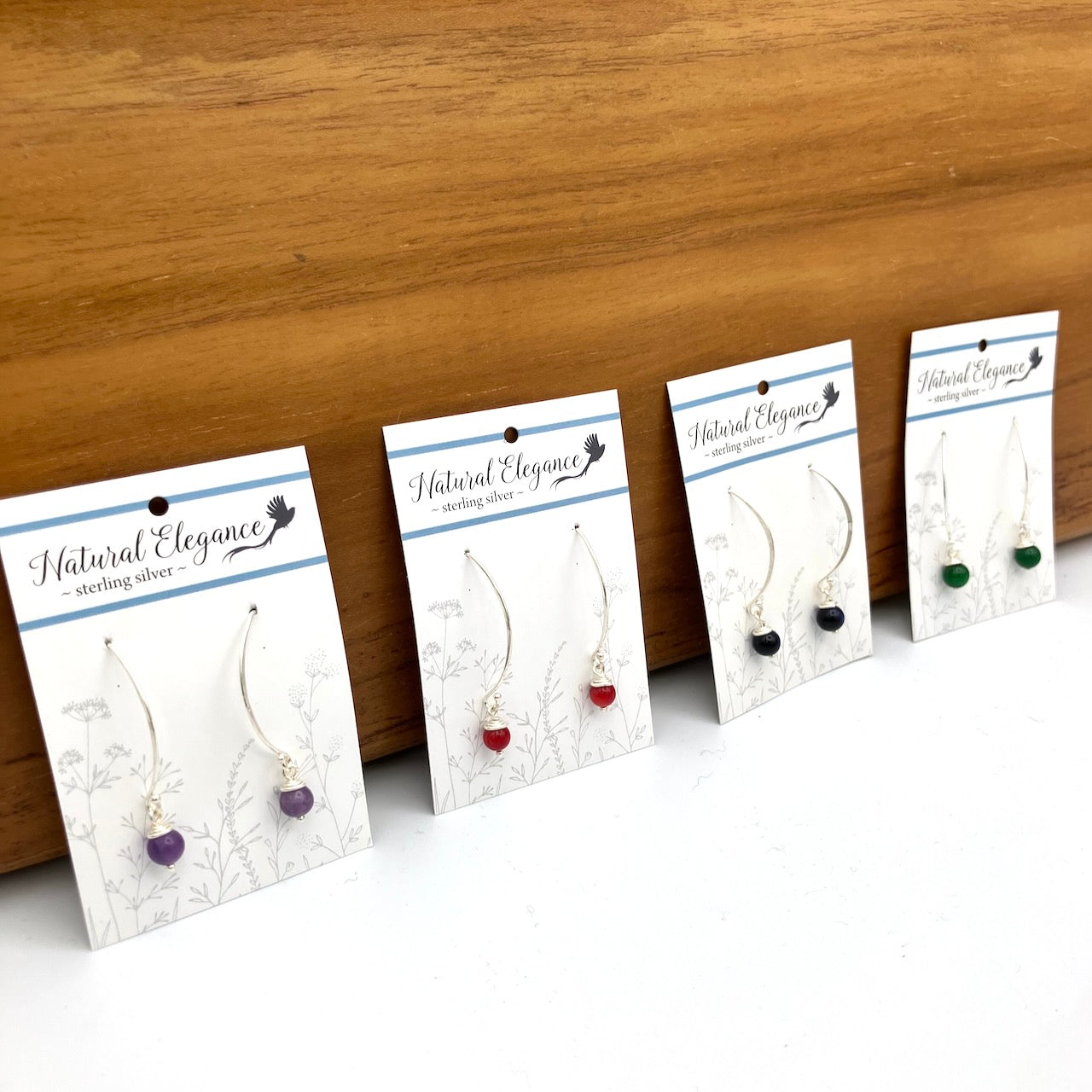 Crescent Sterling Silver Earrings
