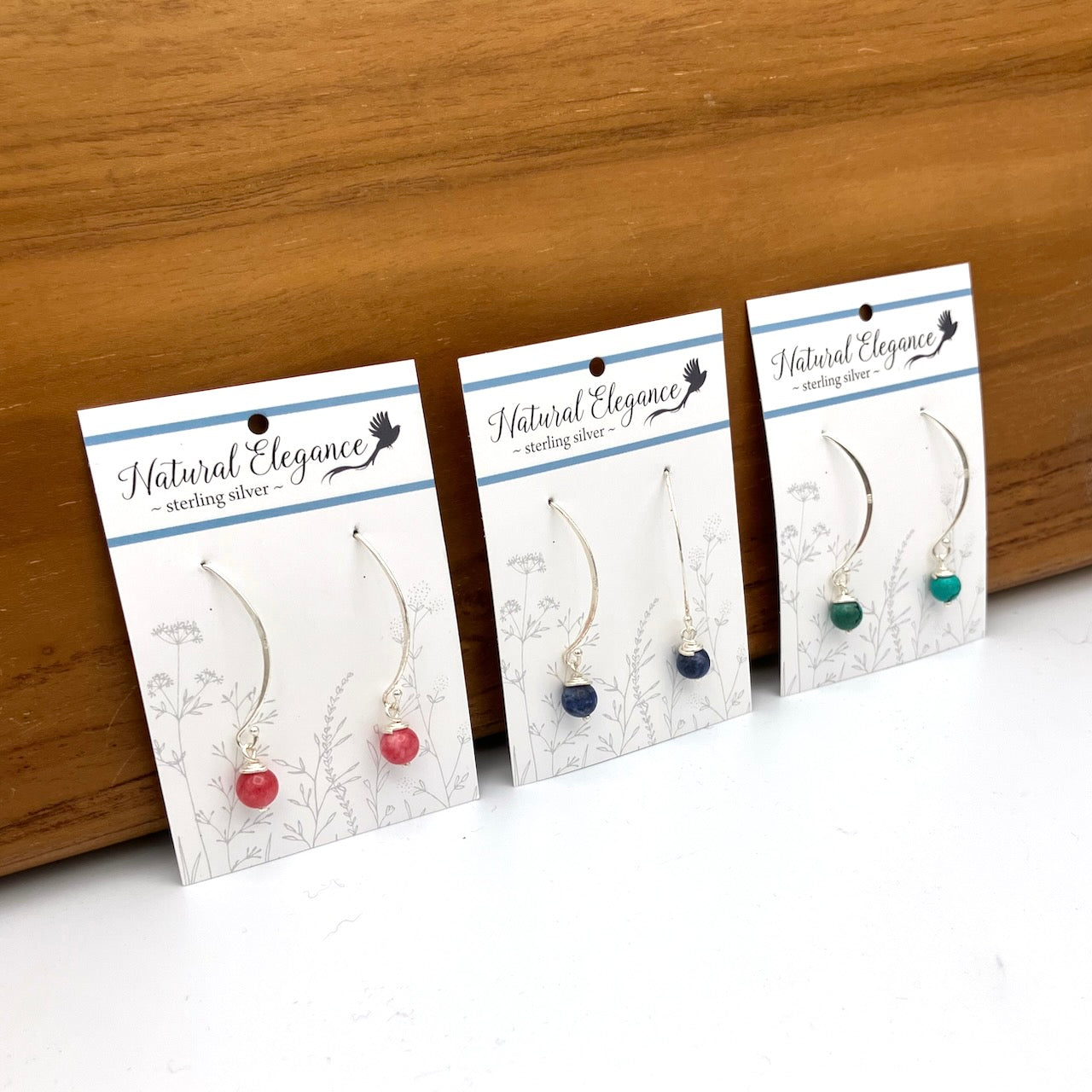 Crescent Sterling Silver Earrings