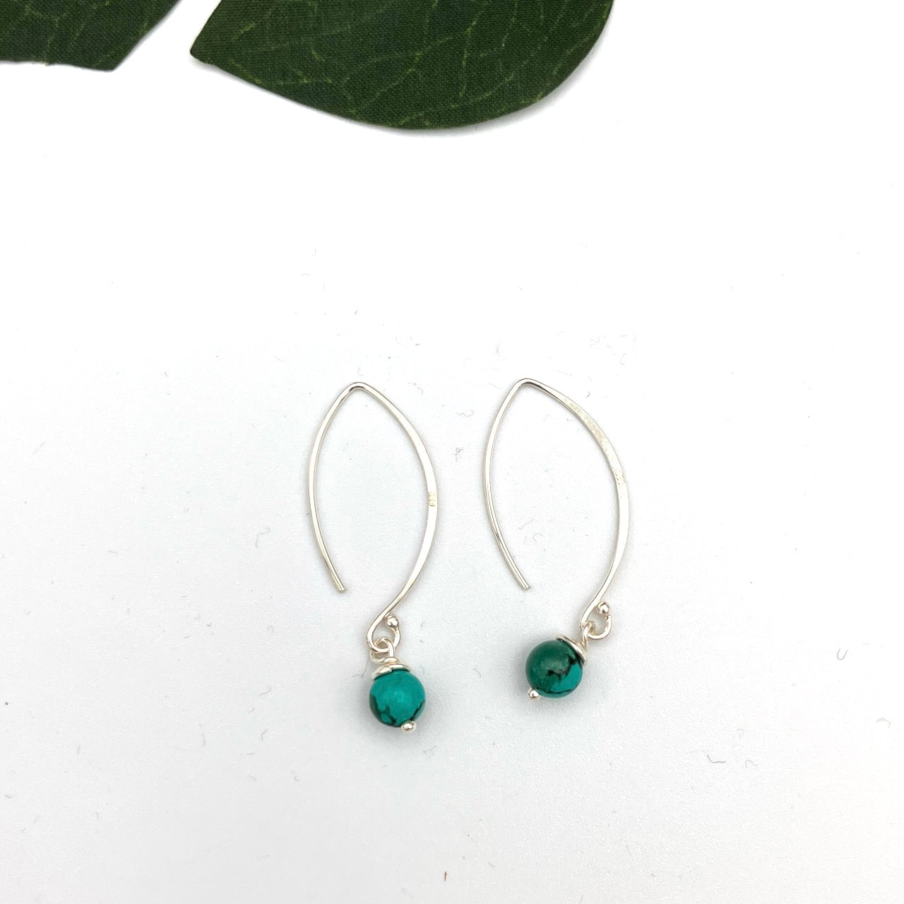 Crescent Sterling Silver Earrings