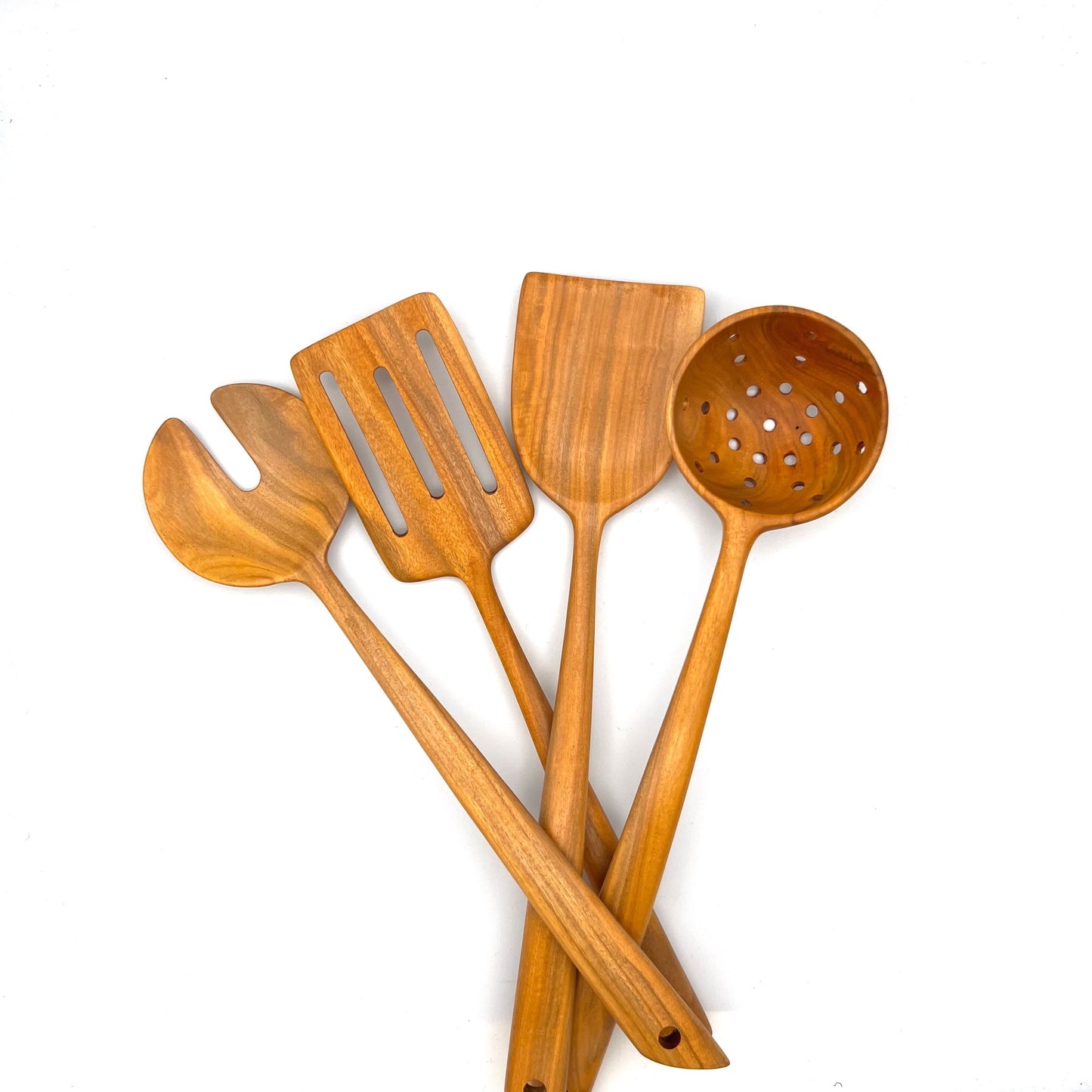 Tropical Hardwood Serving Strainer