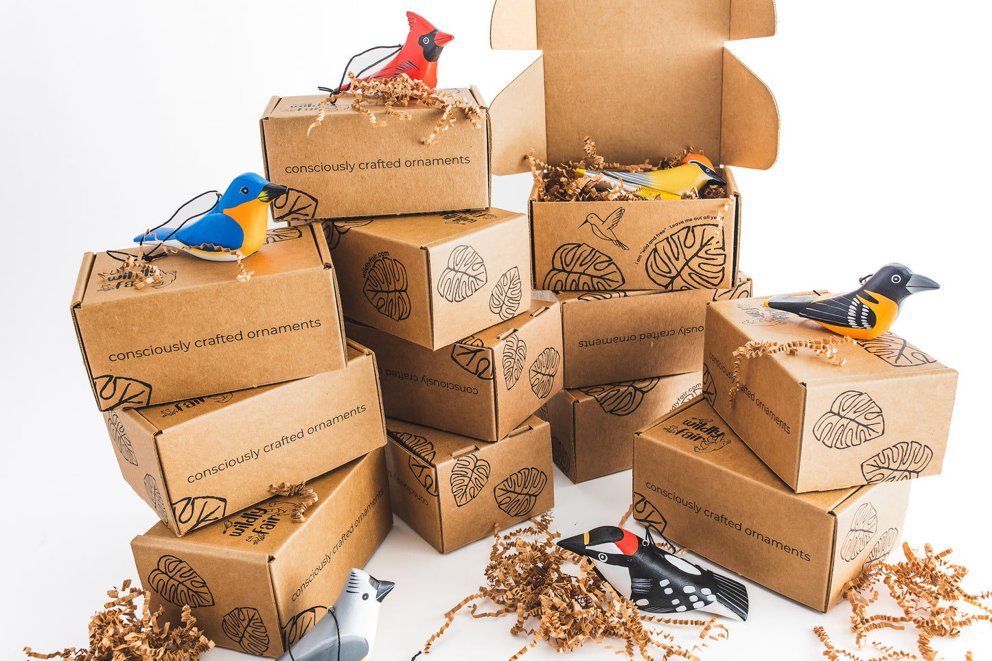 Backyard Birds Ornament Collection