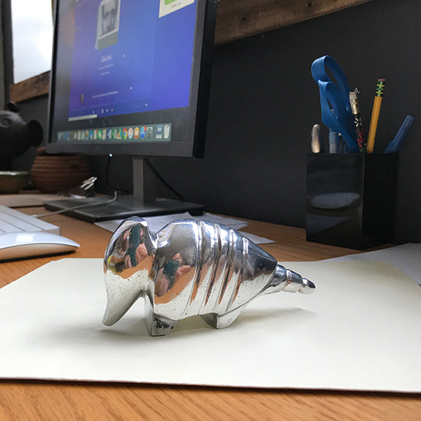 Recycled Aluminum Armadillo