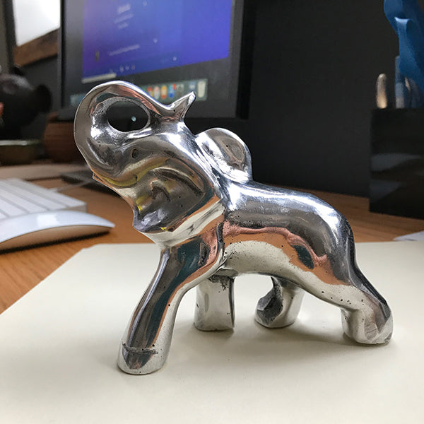 Recycled Aluminum Elephant