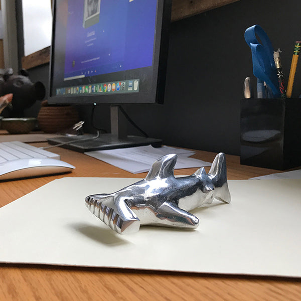 Recycled Aluminum Hammerhead Shark