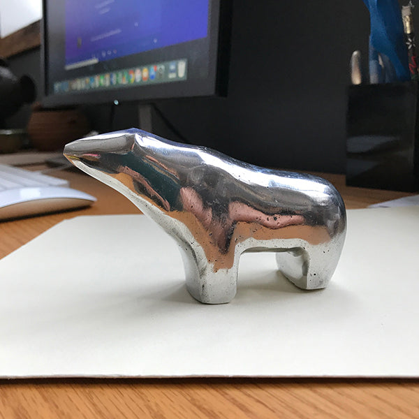 Recycled Aluminum Polar Bear