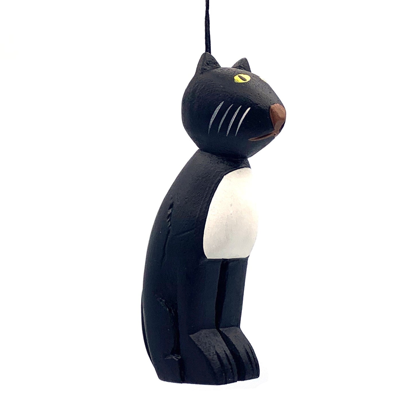 Black Cat Balsa Ornament
