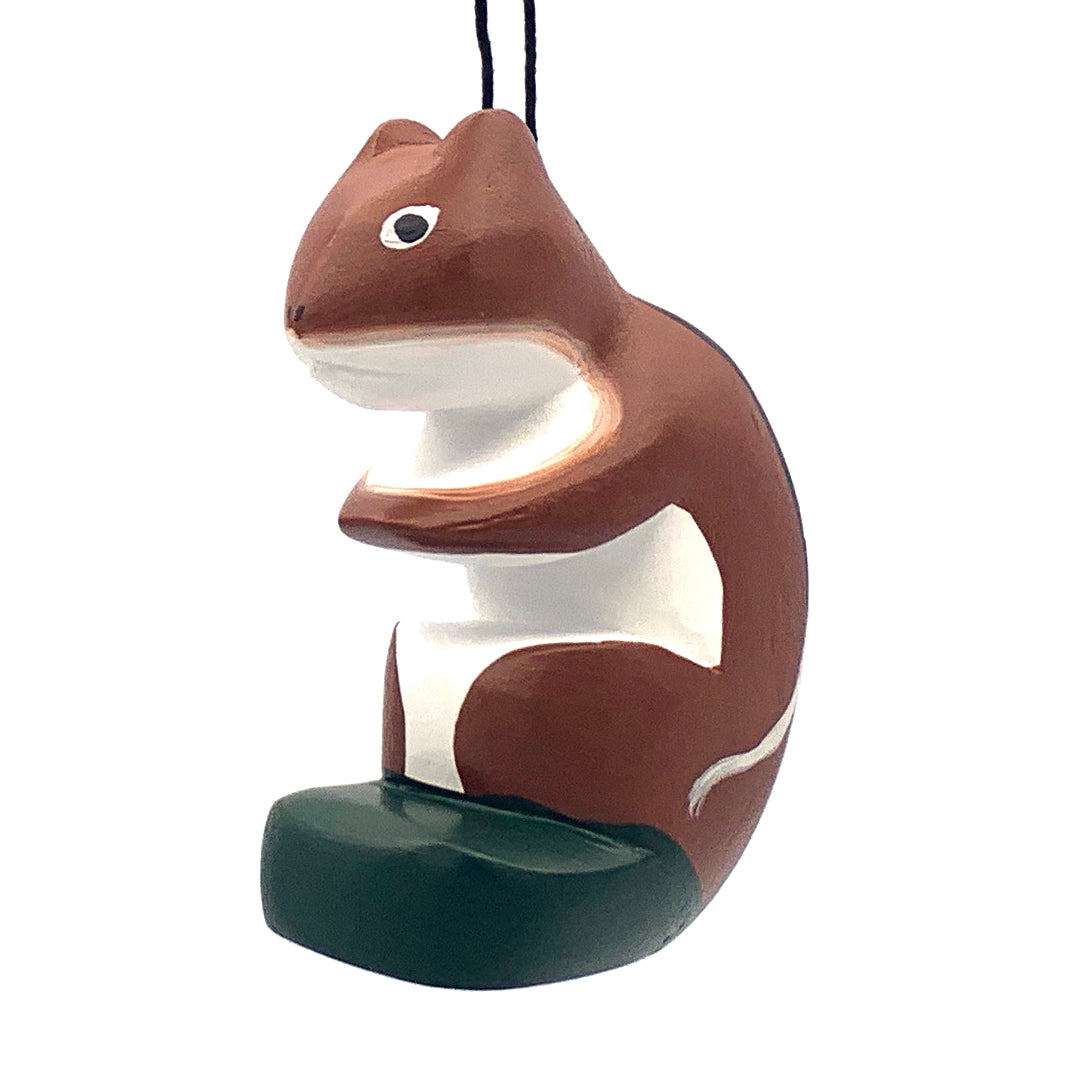 Chipmunk Balsa Ornament