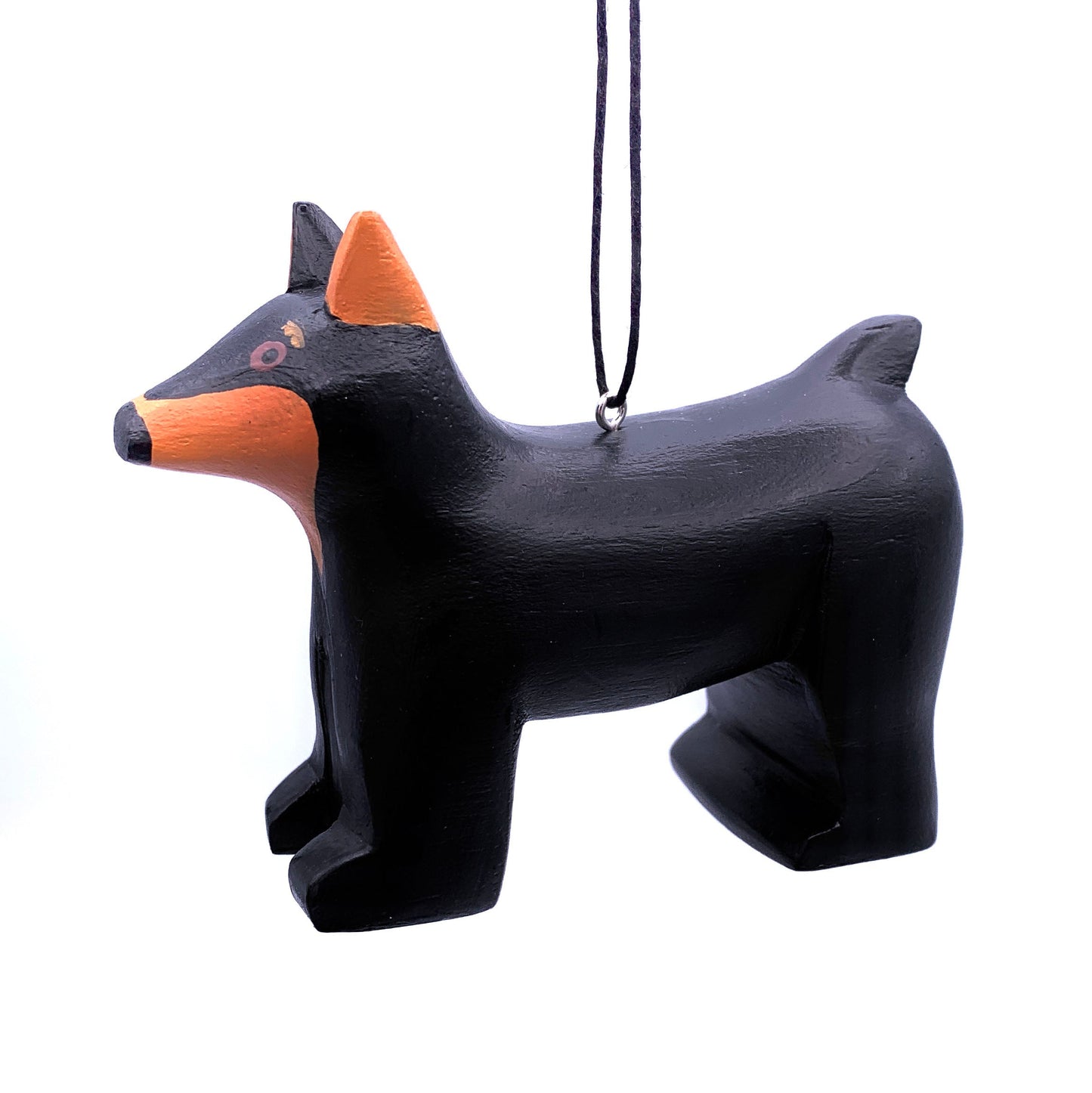 Doberman Balsa Ornament