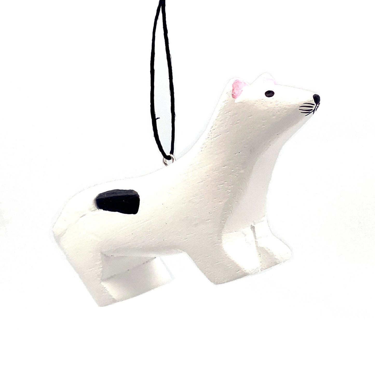 Ermine Balsa Ornament