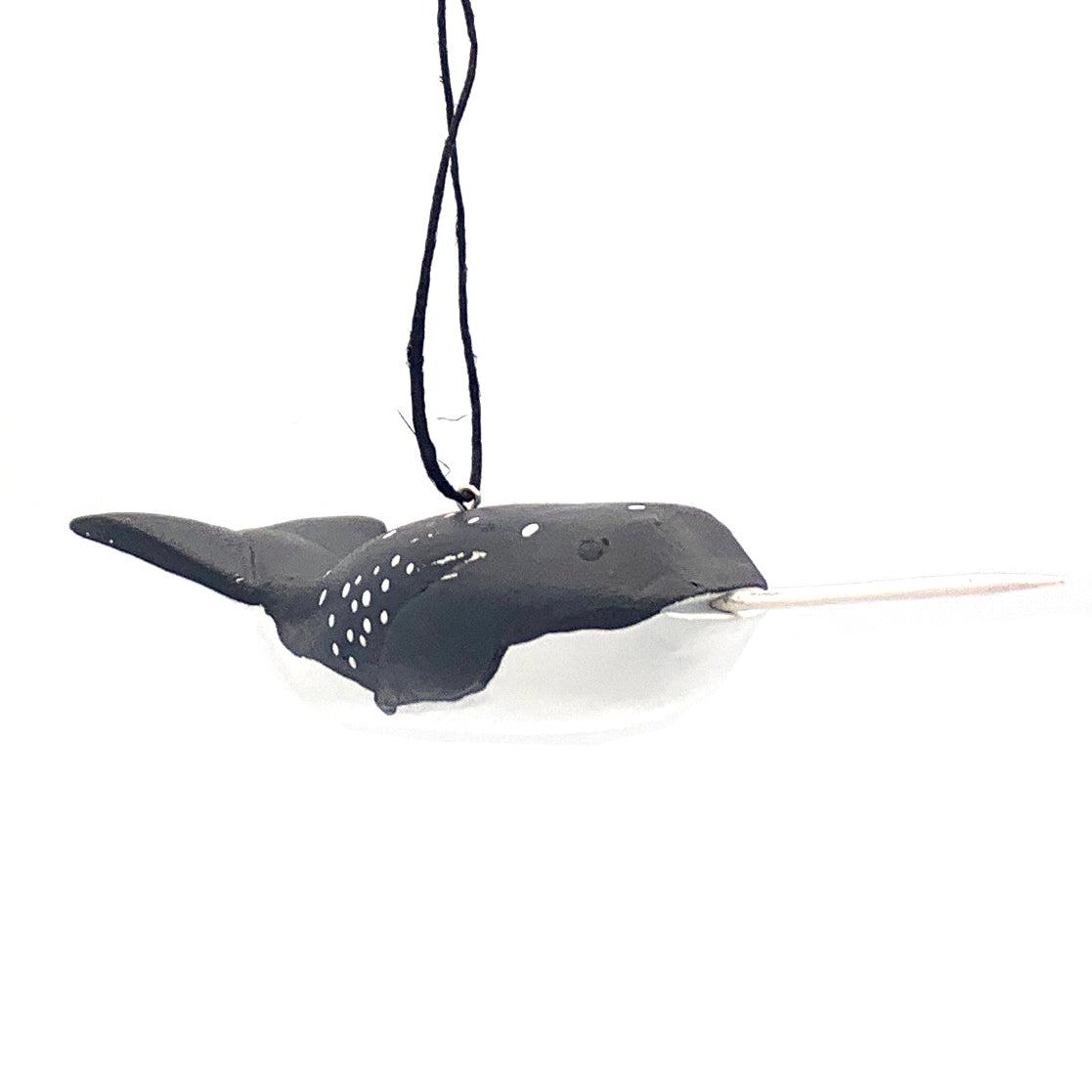 Narwhal Balsa Ornament
