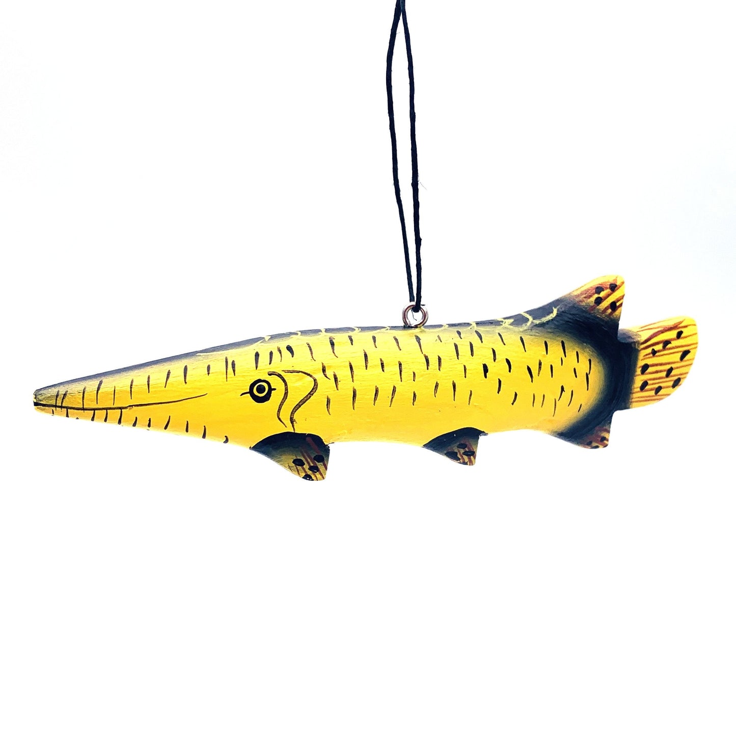 Spotted Gar Balsa Ornament