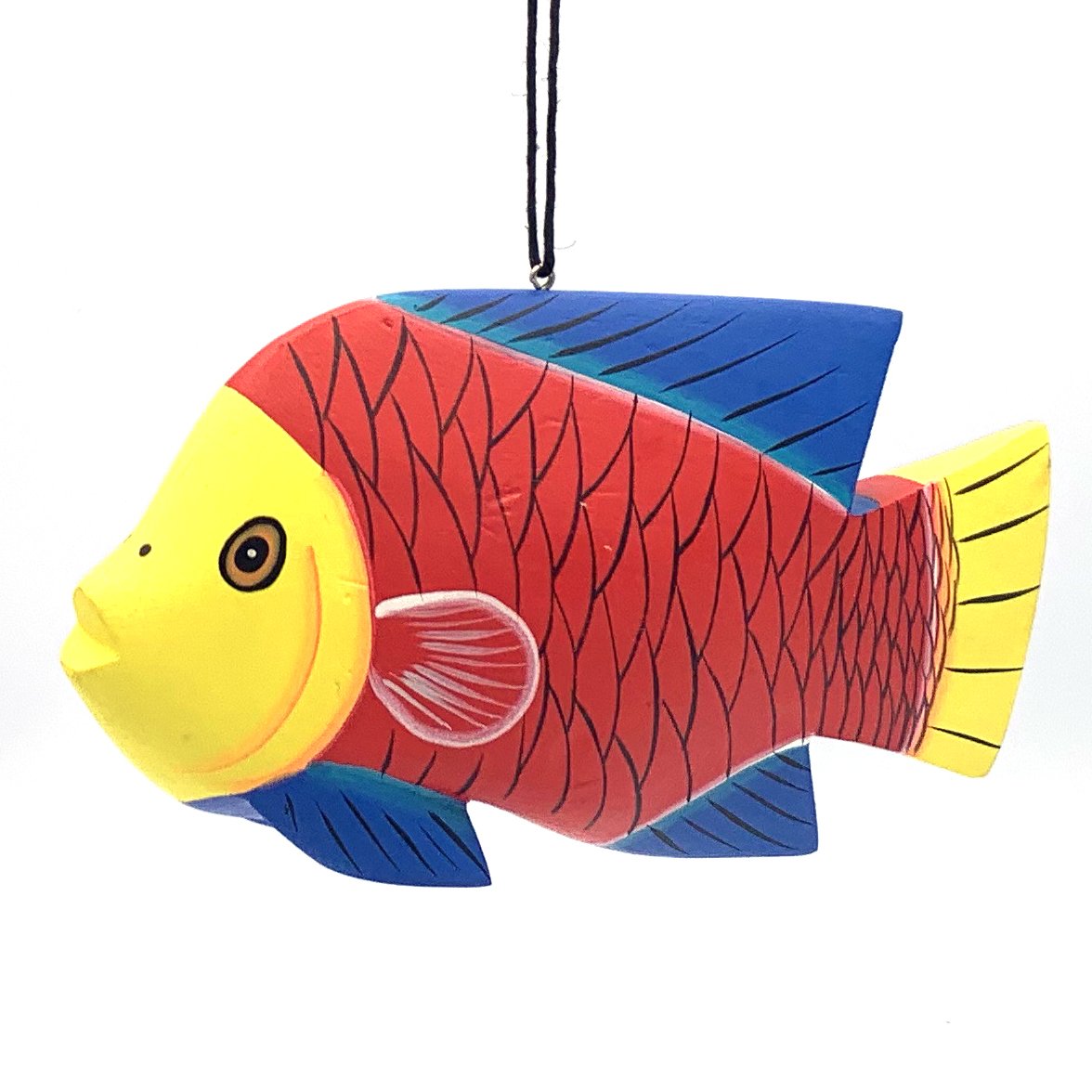 Whimsical Fish Balsa Ornament