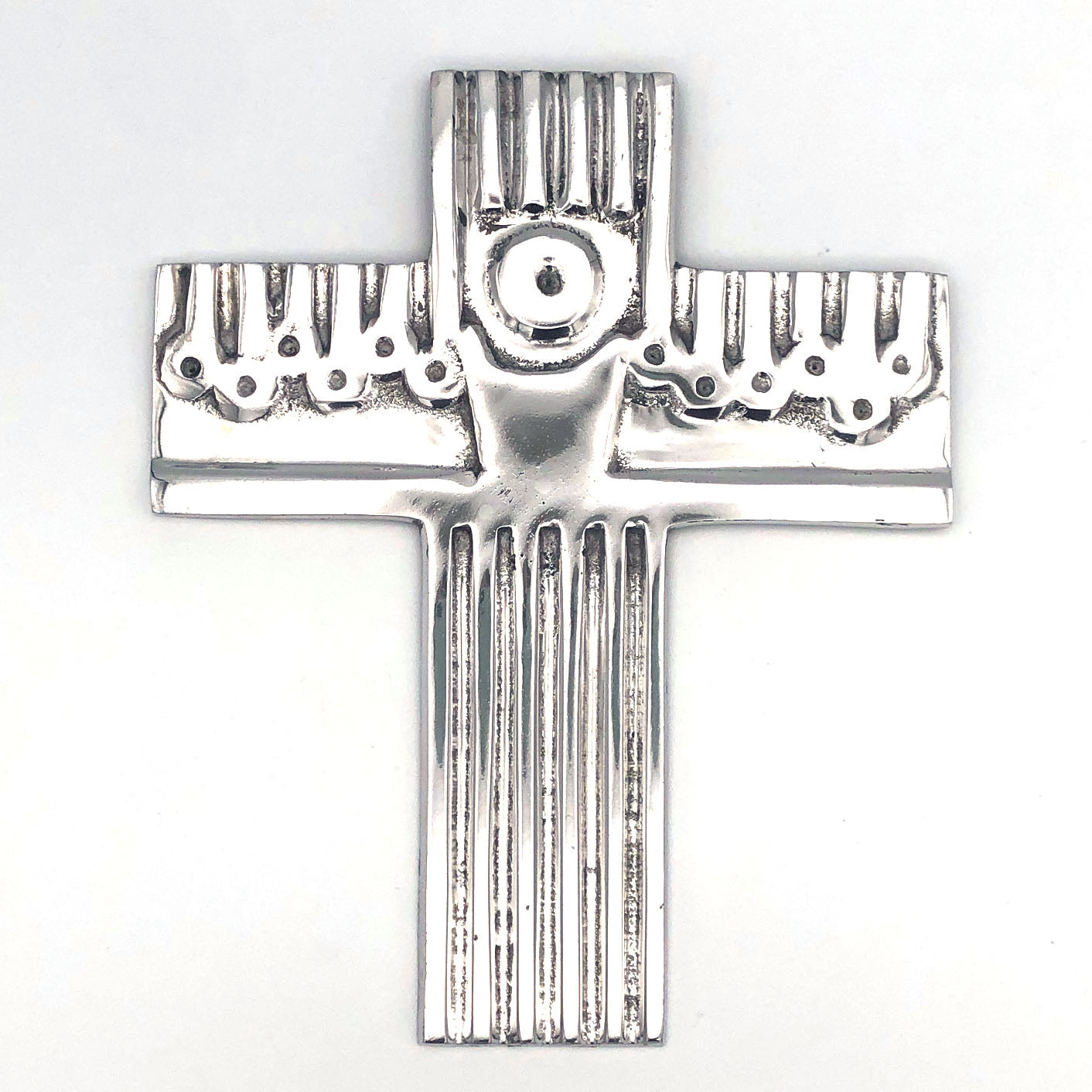Recycled Aluminum Last Supper Cross