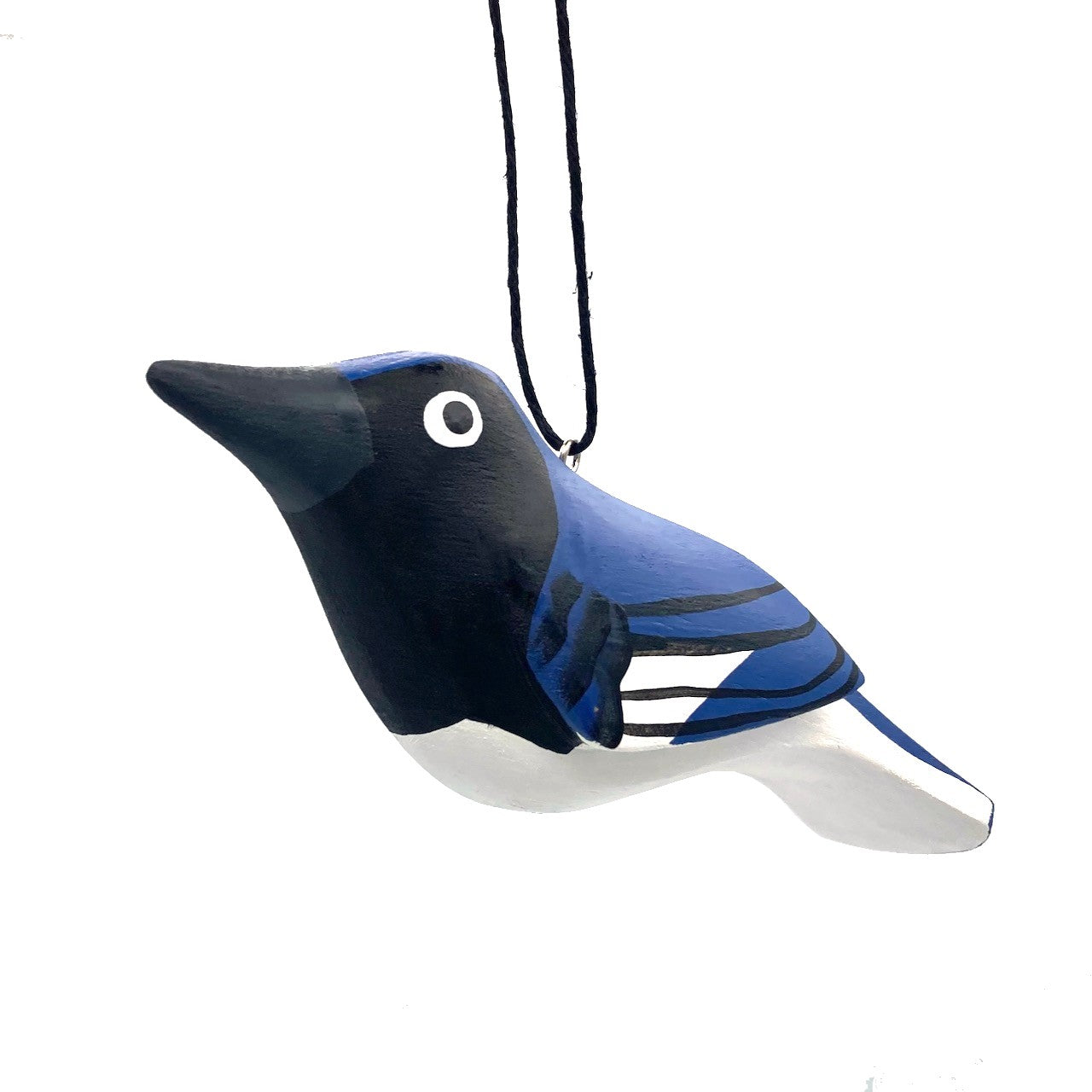 Black-throated Blue Warbler Balsa Ornament