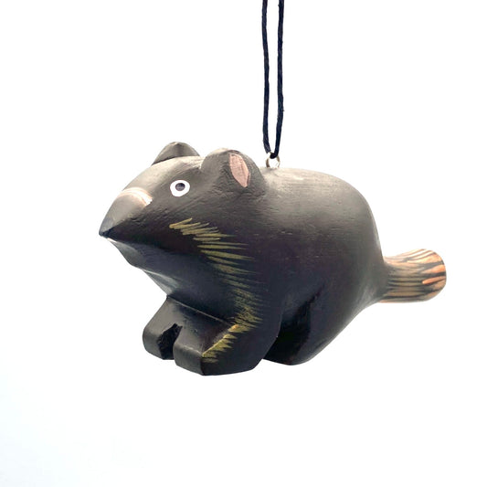 Groundhog Balsa Ornament