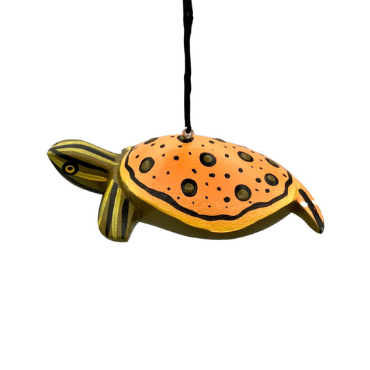 Spiny Softshell Turtle Balsa Ornament