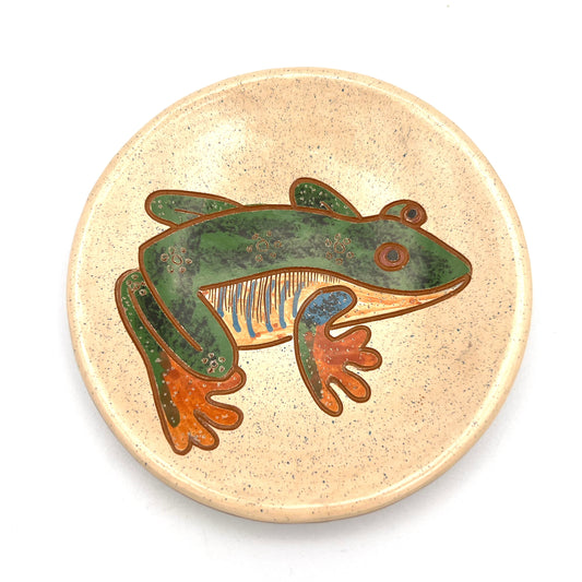 Red-eyed Tree Frog Ceramic Ring Dish