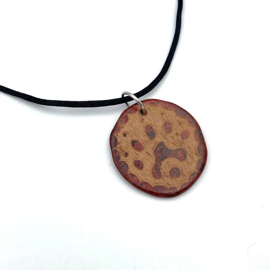 Ferret Paw Ceramic Necklace