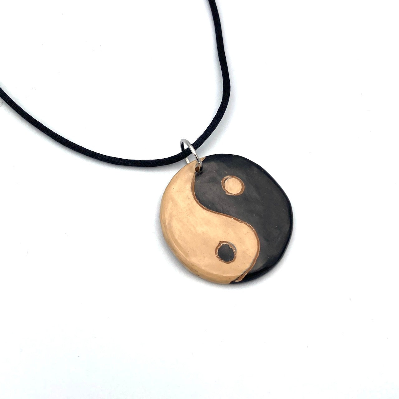 Yin Yang Ceramic Necklace