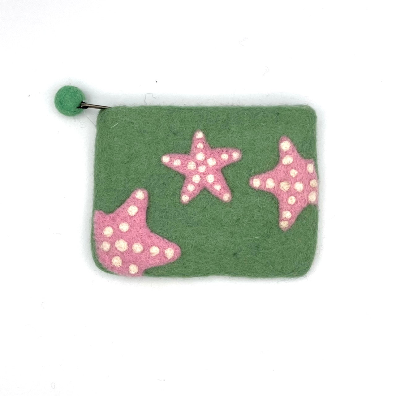 Starfish Felt Coin Purse