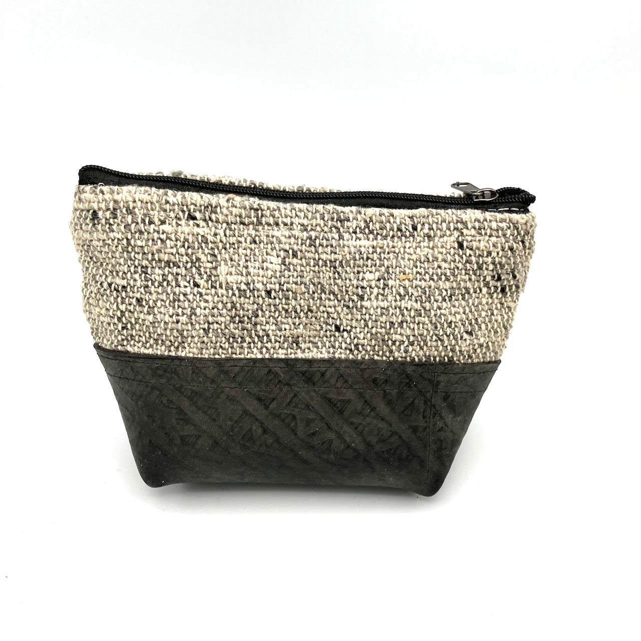 Vegan Recycled Inner Tube and Hemp Pouch
