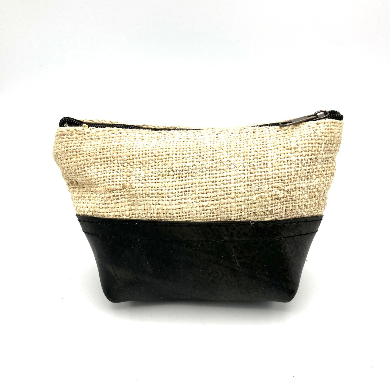 Vegan Recycled Inner Tube and Hemp Pouch