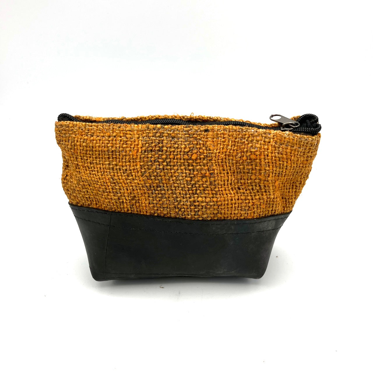 Vegan Recycled Inner Tube and Hemp Pouch