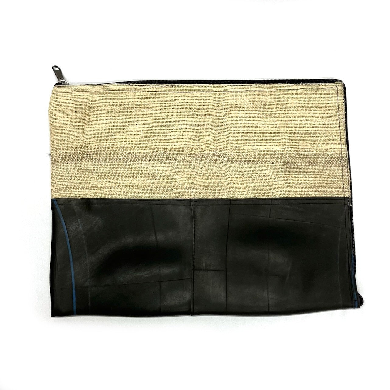 Vegan Recycled Inner Tube and Hemp 16" Laptop Computer Case