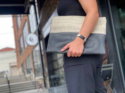 Vegan Recycled Inner Tube and Hemp 16" Laptop Computer Case
