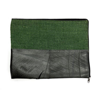 Vegan Recycled Inner Tube and Hemp 16" Laptop Computer Case