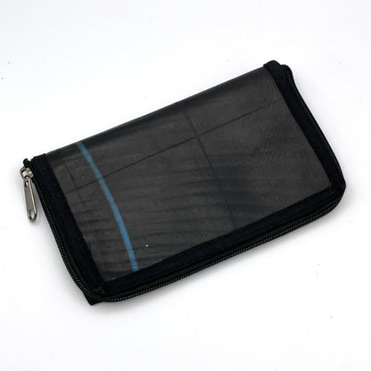 Vegan Recycled Inner Tube Zip-around Wallet