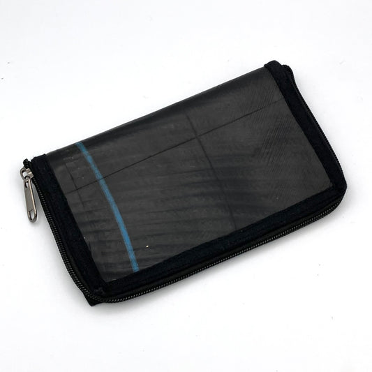Vegan Recycled Inner Tube Zip-around Wallet