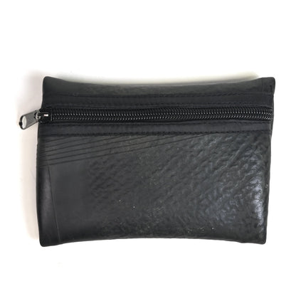 Vegan Recycled Inner Tube Zippered Pouch