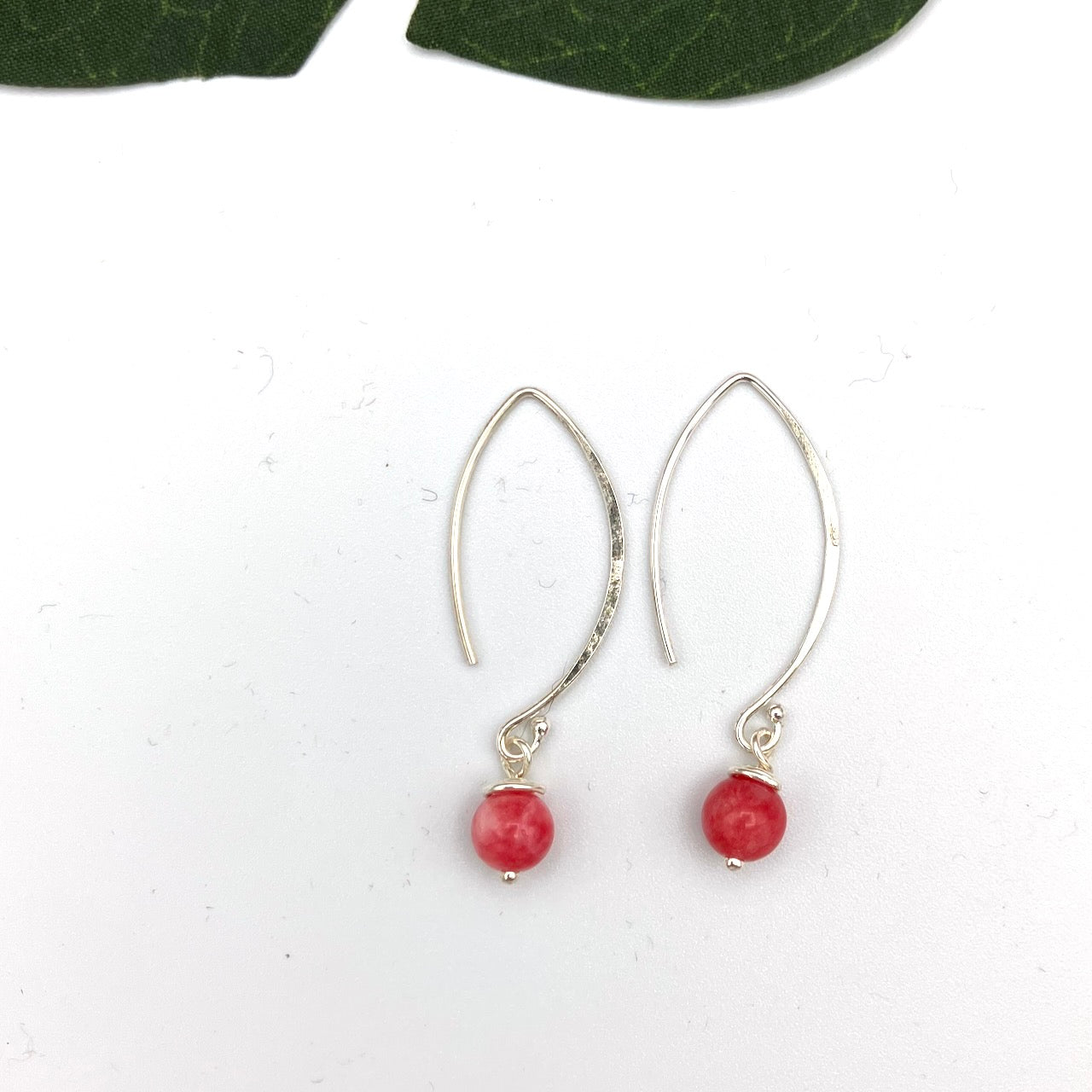 Crescent Sterling Silver Earrings