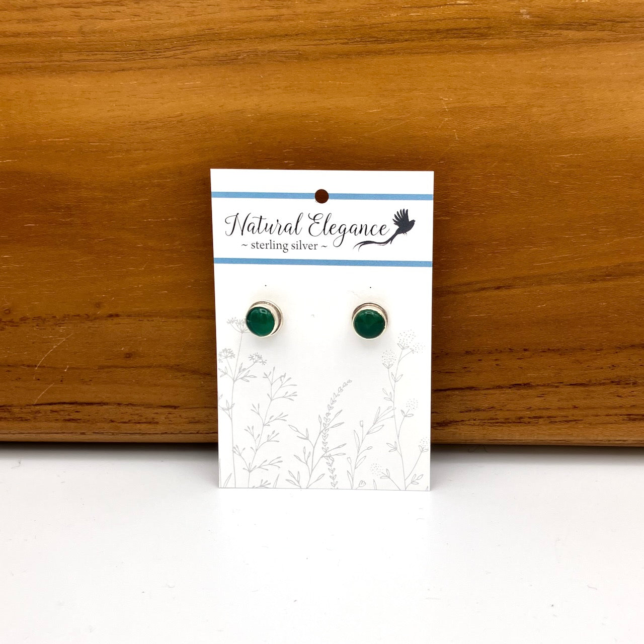 Adventurine Sterling Silver Earrings