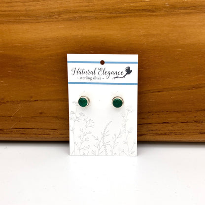 Adventurine Sterling Silver Earrings