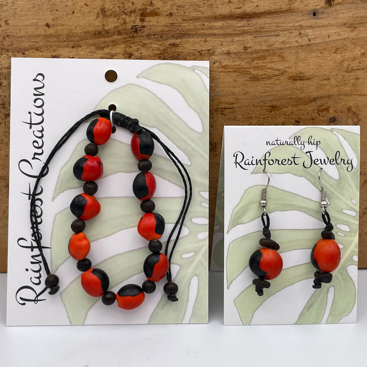 Everyday Rainforest Jewelry:  Huayruro Seeds