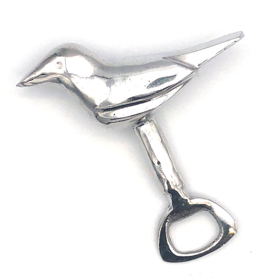 Recycled Aluminum Bottle Opener with Songbird