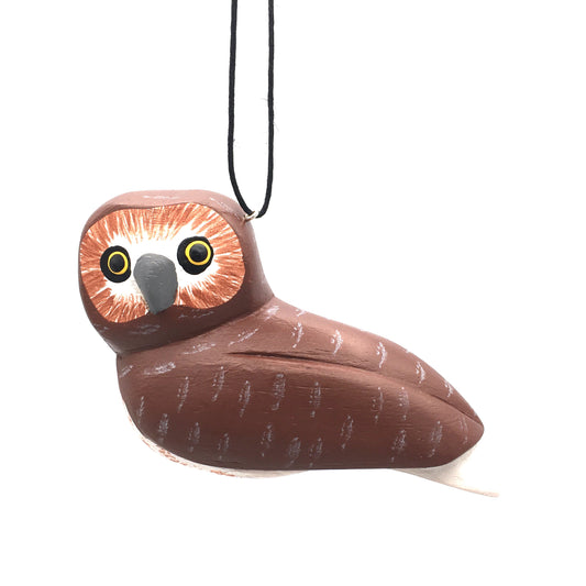 Burrowing Owl Balsa Ornament