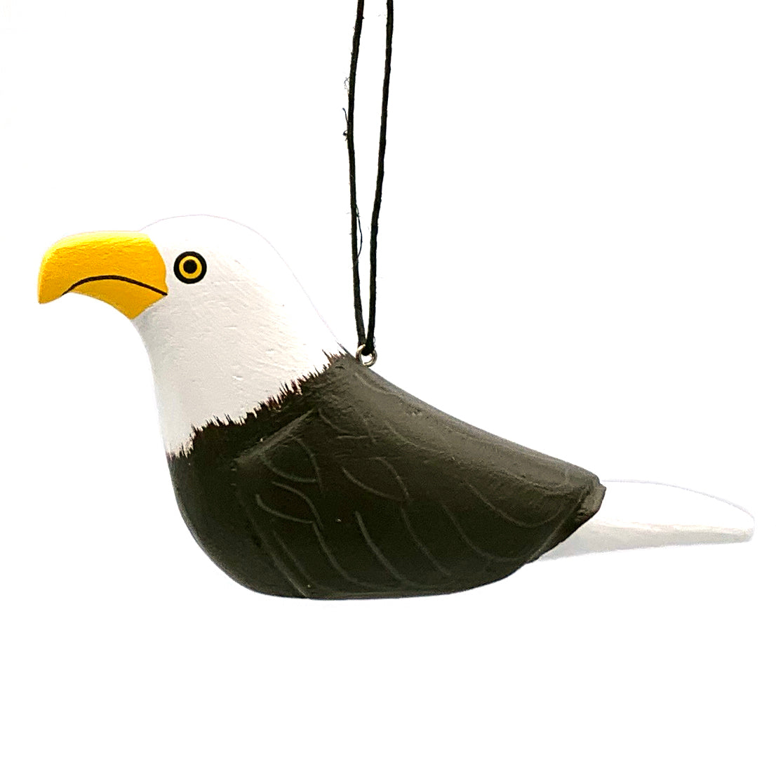 Bald Eagle Balsa Ornament